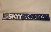 SKYY VODKA~Blue Rubber Bar Rail Runner Spill Mat ~Heavy Duty ~ 24" X 3.5"~NEW