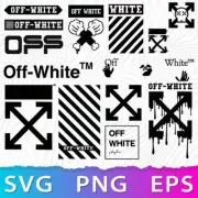 OFF WHITE SVG, DESIGNS BUNDLE, CUT FILES, SVG for Cricut