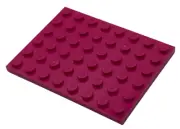 Lego 3036 Magenta Plate 6 x 8 Element 6441042