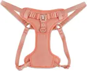 Good2Go Padded Step-in Dog Harness, Size Large Color Peach