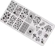 HAKIDZEL Nail Art Stencils Patrick's Day Stamping Plate Durable Nail Templates for Creative Decoration Quick Easy Manicure Designs for Celebrating Irish Festivities