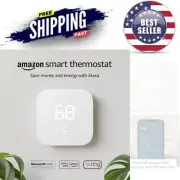 Smart Thermostat Wi-Fi Compatible ENERGY STAR Save Money Energy Alexa Ring