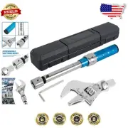 Digital Adjustable Torque Wrench 5-25 NM with Interchangeable Head for Precision