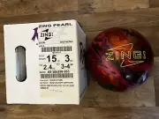 Radical ZING PEARL Reactive15lb Bowling Ball UNDRILLED NIB FREE SHIPPING