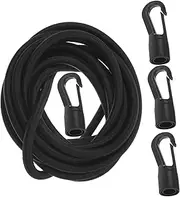 SUPVOX 1 Set Paddle Leash with Hooks Durable Surfboard Paddle Fixing Strap Lightweight Bungee Cord for Kayak Tent and Outdoor Equipment Easy Installation Shock Absorption Lost Design