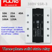 FULRD three-phase solid state relay 10A~120A DC control AC 380V SSR-3 module