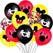 20pcs Mickey Minnie Mouse Latex Balloons Kids Birthday Party Decorations