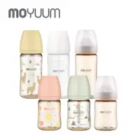 在飛比找蝦皮商城優惠-MOYUUM 韓國 PPSU 寬口奶瓶 矽膠玻璃奶瓶 替換奶