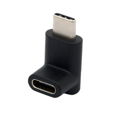 90 Degree Type C Adapter, USB C Male to Female Adapter Upward and Downward6809