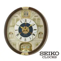 在飛比找momo購物網優惠-【SEIKO 精工】歐洲風情Hi-Fi音樂掛鐘QXM371B