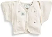 ergoPouch 0.2 Tog Butterfly Cardi for 2-6 Months Baby, Oatmeal Marle