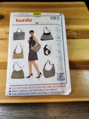 Burda 8305 UNCUT Sewing Pattern Tote Bags New w/Pattern Pieces and Instructions