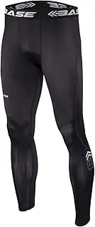 [BASE Compression] Men's Compression Tights, 3X-Large, Black