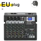 6 Channel Mixer Audio 7 Band EQ 99 Effect Remote Control Bluetooth USB Play Reco