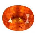 3.35 Ct. Delightful Top Orange Natural Mandarin Garnet WITH GLC CERTIFY
