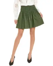 Jason Wu Eyelet Mini Skirt
