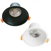 90mm Class II LED Downlight 10w Matt Black, Matt White CCT TLCD34510 Martec Lighting