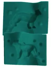 PMC Silver Clay Jewelry Push Mold 20mm×35mm Lioness Tiger Cougar Mould 12.5g PMC