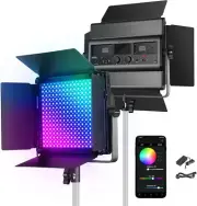 NEEWER RGB1200 60W RGB LED Video Light 22000 Lux 360° Full Color CRI 97+