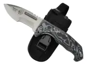 J&V Adventure Knives Raptor XL Black Tactical Liner Lock Folder Folding Knife