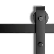 Sliding Barn Door Hardware Track Set 2.44m Roller Kit Slide Bedroom Office
