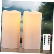 Waterproof Outdoor Flameless Candles with Remote and Timer, Battery Operated