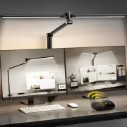LED Desk Lamp for Home Office, Eye Caring Architect Desk Light with Remote, D...