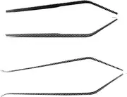 ATATNK Carbon Fiber Central Console Decorative Strip Interior Cover Trim Modified Sticker Car Accessories Compatible for Porsche 911 992 2019—2024(Violet)
