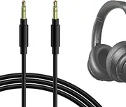 Geekria Audio Cable Compatible with Anker Soundcore H30i, Space One, Q11i, Life 2 Neo/Active, Q30, Q35, Q20i, Q45, Vortex Cable, 3.5mm Aux Replacement Stereo Cord (4 ft / 1.2 m)
