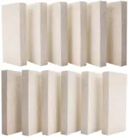 12 Pieces Insulating Fire Brick for Ovens, Kilns, Fireplaces, Forges 9" X 4.5" X