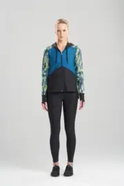 Natori Women's Citron-Multi Polyester Solstice Hooded Full-Zipper Jacket Size S