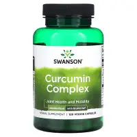 在飛比找iHerb優惠-[iHerb] Swanson 薑黃素複合物，120 粒素食