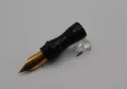 Robison Dip Pen Gold Plated Extra Fine Nib & Section
