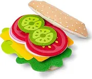 Melissa & Doug Felt Food Sandwich Play Food Set (33 pcs)
