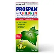 Prospan for Children Chesty Cough Syrup Relief Cherry 200ml