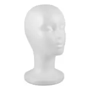 Foam Mannequin Head for Wig Display Female Head Model for Hats Hairpieces and