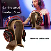 Headset Stand for Desk Walnut Gaming Headphone Holder Compatible for Sennheiser