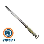 Butcher's Chicken Chef 12" FDICK Oval Dickoron Micro Ultra Fine Sharpening Steel