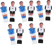 LOORGVEL 10Pcs Foosball Player Figurines Table Football Machine Accessories Durable Replacement Dolls for Soccer Table Games Printing Easy to Identify Teams