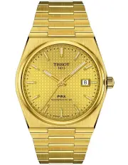 [Tissot] PRX Powermatic 80 T1374073302100 Watch in Gold