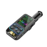 Bluetooth 5.3 Car FM Transmitter Adapter QC3.0 PD USB Charger AUX TF Hands-Free (for: Fiat)