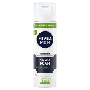 NIVEA 妮維雅 極淨刮鬍泡200ml(敏感肌男士設計)