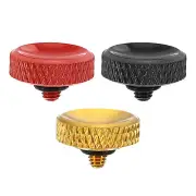 Camera Shutter Button 3pcs Shutter Release Button Carved, Red Golden Black