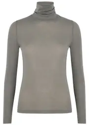 Agolde Pascale Stretch-jersey top - Grey - M (UK12 / M) M (UK12 / M)