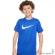 Nike 短袖上衣 童裝 排汗 藍【運動世界】FD3965-480