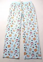 Maruchan Men's Cup Toss Graphic Sleep Pants BL1 Light Blue Size 2XL NWT
