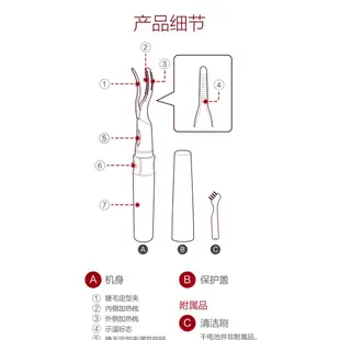 Panasonic 睫毛捲翹器 燙睫毛器 燙睫毛電捲器 EH-SE70-P 桃紅