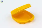ORTHODONTIC RETAINER MOUTHGUARD MOUTHPIECE BLEACHING CASE BOX - 12 PIECES YELLOW