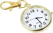 [TOVINANNA] Numerals Luminous Pocket Watch Keychain for Women Nurses Durable Unisex Design present for Family Friends Skin Friendly Material for Easy