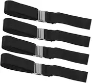 [VERDANVERSE] Fashionable Bands Comfortable High Elasticity Belts for Women Rave Leg Black